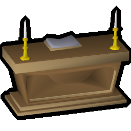 Oak altar