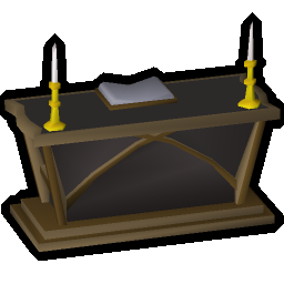 Teak altar