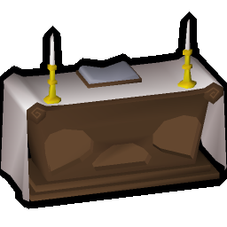 Mahogany altar