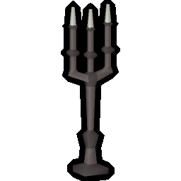 Steel candlesticks