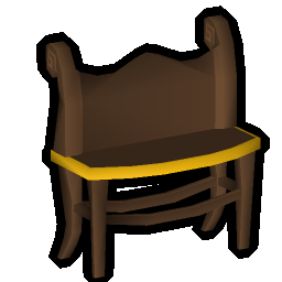 Gilded bench