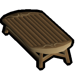 Carved oak table