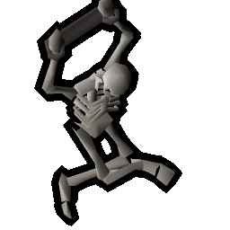 Hanging skeleton