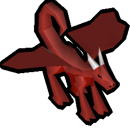 Baby red dragon
