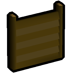 Wooden fence