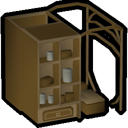 Teak larder