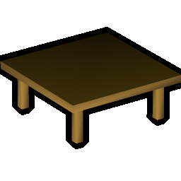 Wood kitchen table