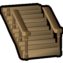 Oak staircase