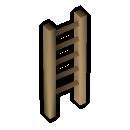 Oak ladder