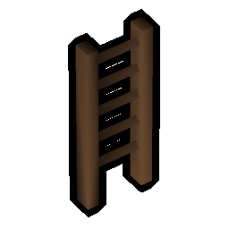 Mahogany ladder