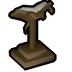 Teak demon lectern