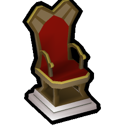 Teak throne