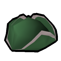 Green tricorn hat