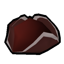 Red tricorn hat