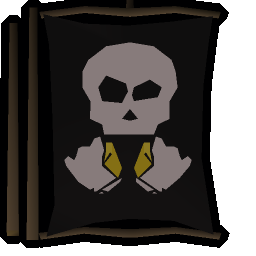 Bronze fist flag
