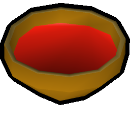Bowl of red water
