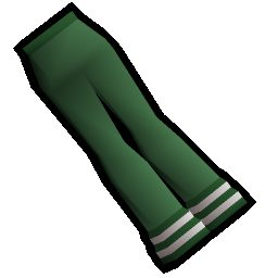 Green navy slacks