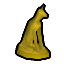 Golden statuette