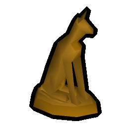 Pottery statuette