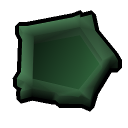 Green pentagon
