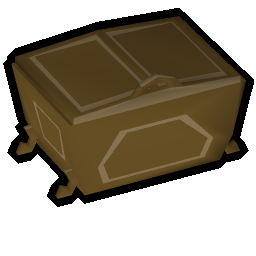 Teak costume box