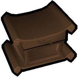 Mahogany costume box