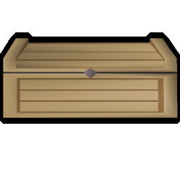 Oak treasure chest