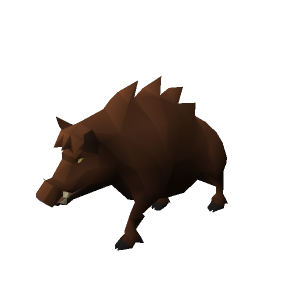 Enraged Boar