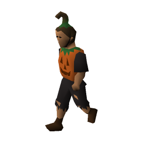Costumed child