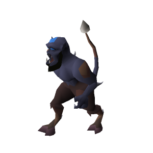Scarred lesser demon