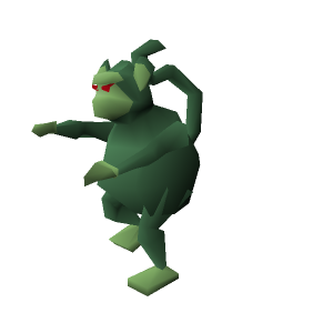 Small zombie monkey