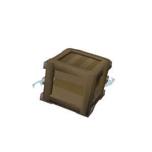 Lost teak crate