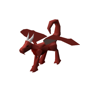 Baby red dragon
