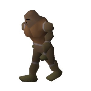 Damaged clay golem