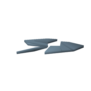 A pile of broken glass
