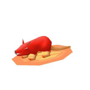 Angry giant rat