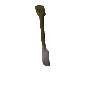 Animated spade