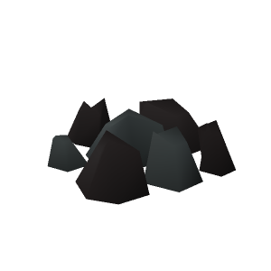 Blasted ore