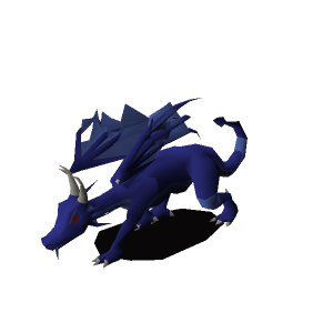 Brutal blue dragon